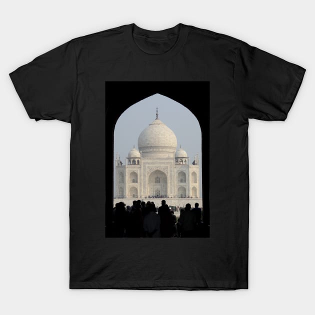 Taj Mahal Through The Gate T-Shirt by Carole-Anne